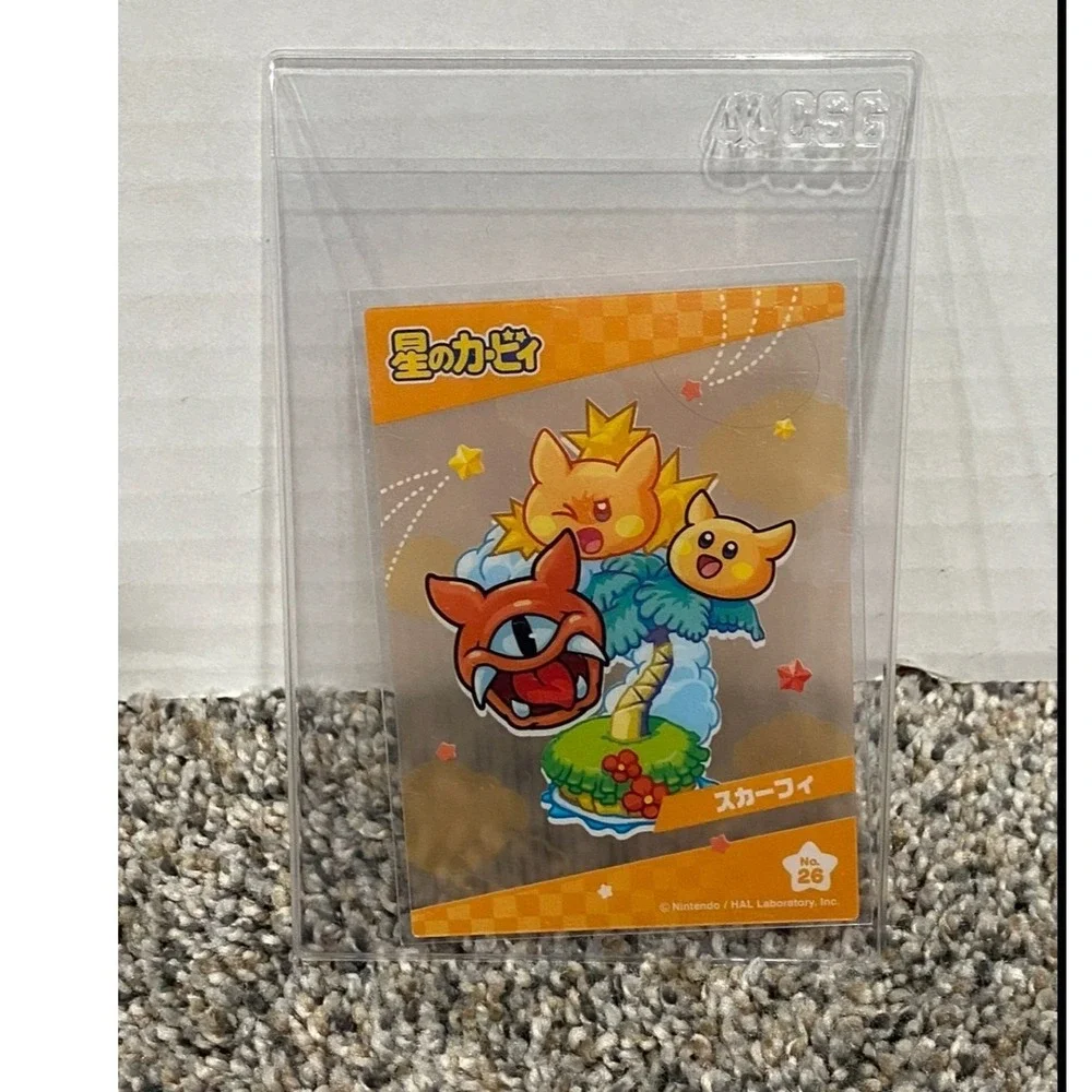 Trading Card Kirby Stars Scarfy No 26 Nintendo HAL Orange One Size Excellent